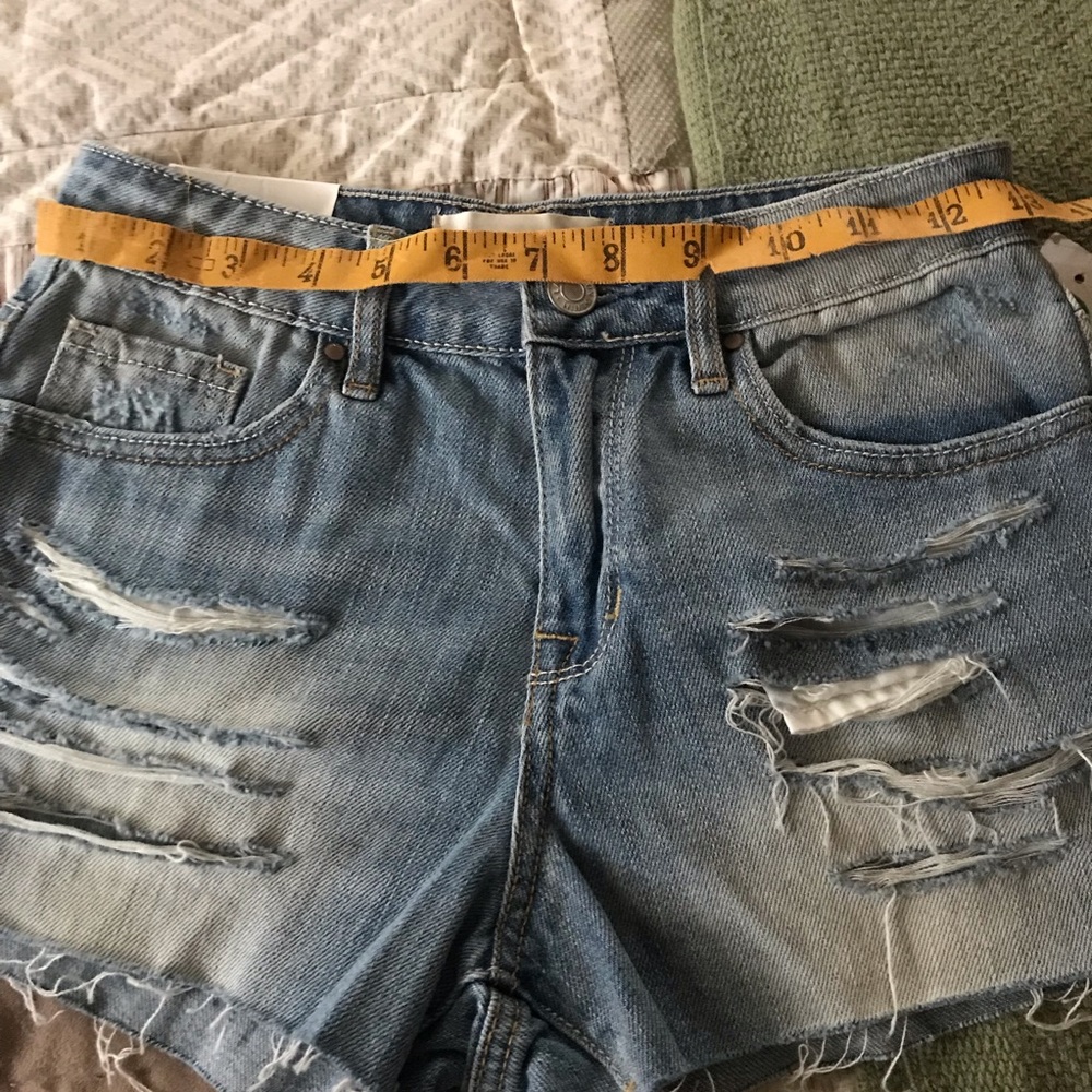 NWT Pacsun High Rise Denim Shorts Size 22 - Picture 5 of 8